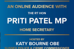 MEET THE HOME SECRETARY at online event